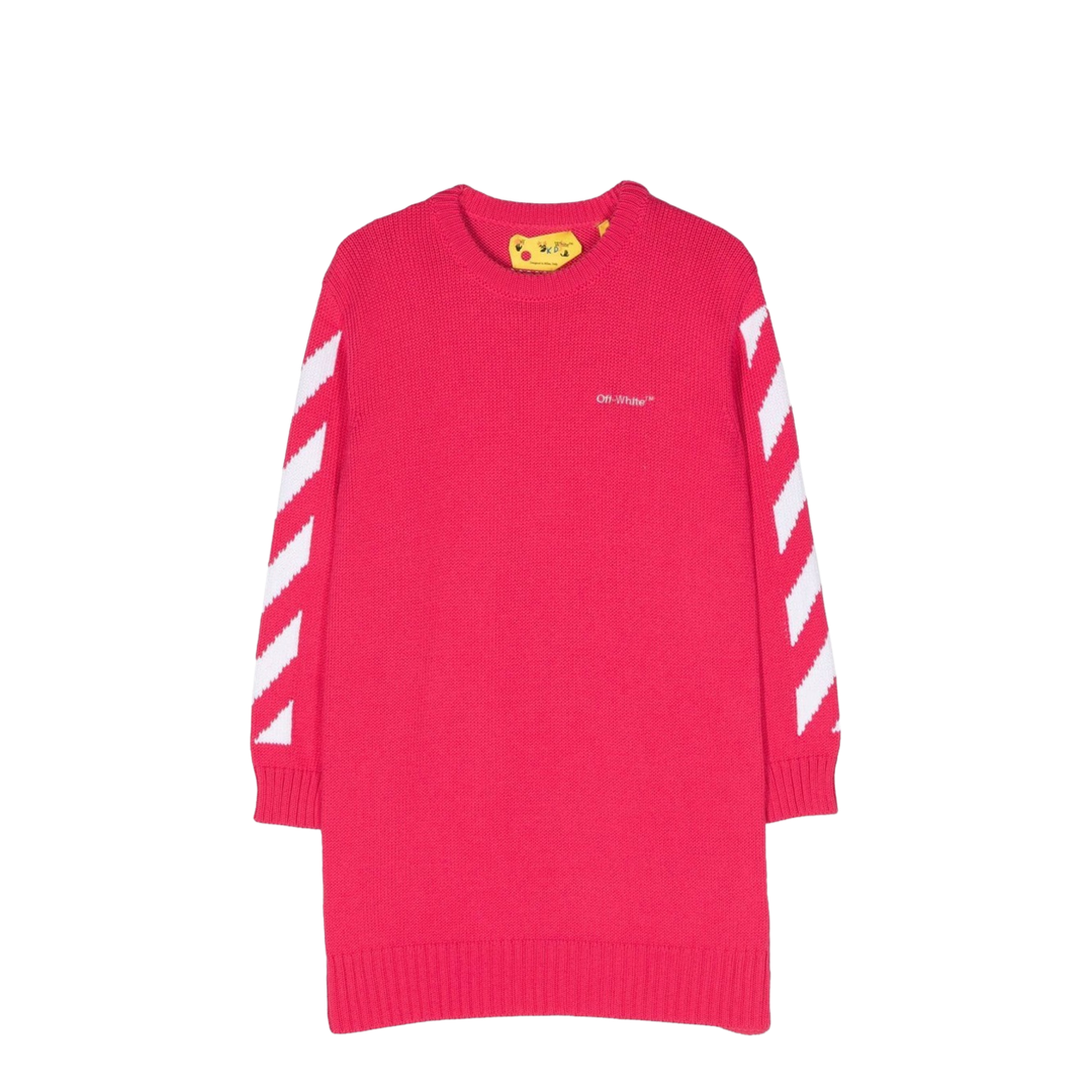 MAYFEYR - Off-White - Rubber Arrow Knit Dress - OGHI001KF22KNI0013203