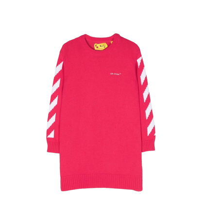 MAYFEYR - Off-White - Rubber Arrow Knit Dress - OGHI001KF22KNI0013203