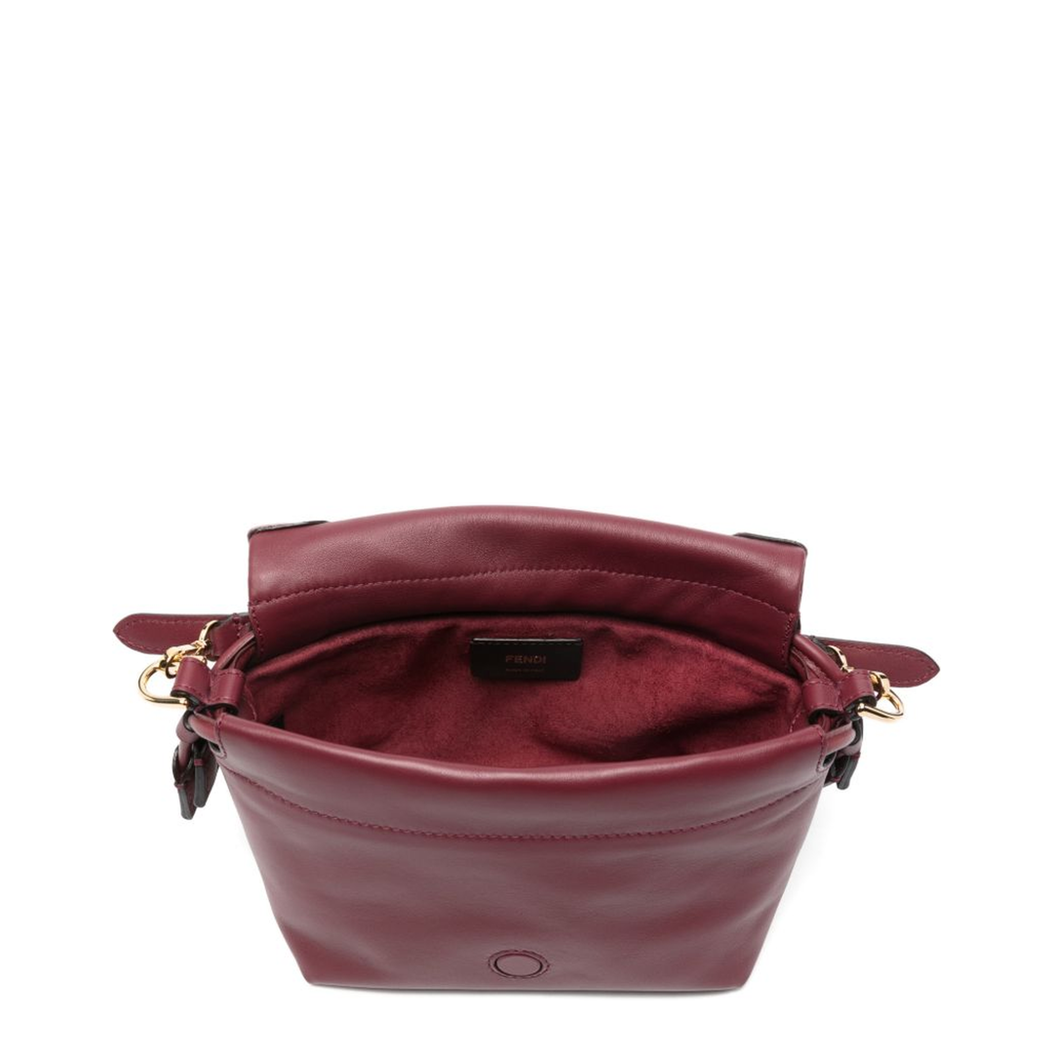 Mamma Baguette Small Nappa Leather Mini Bag - Burgundy