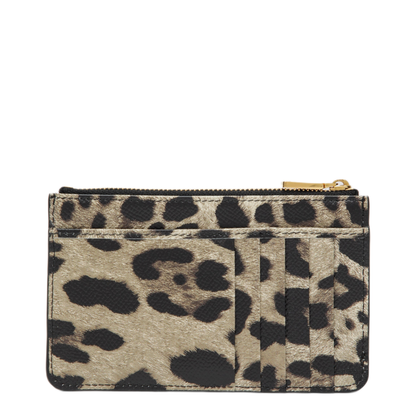 MAYFEYR - Dolce & Gabbana - Leopard-Print Dauphine Leather Card Holder With Zip - BI1261AX566HY13M