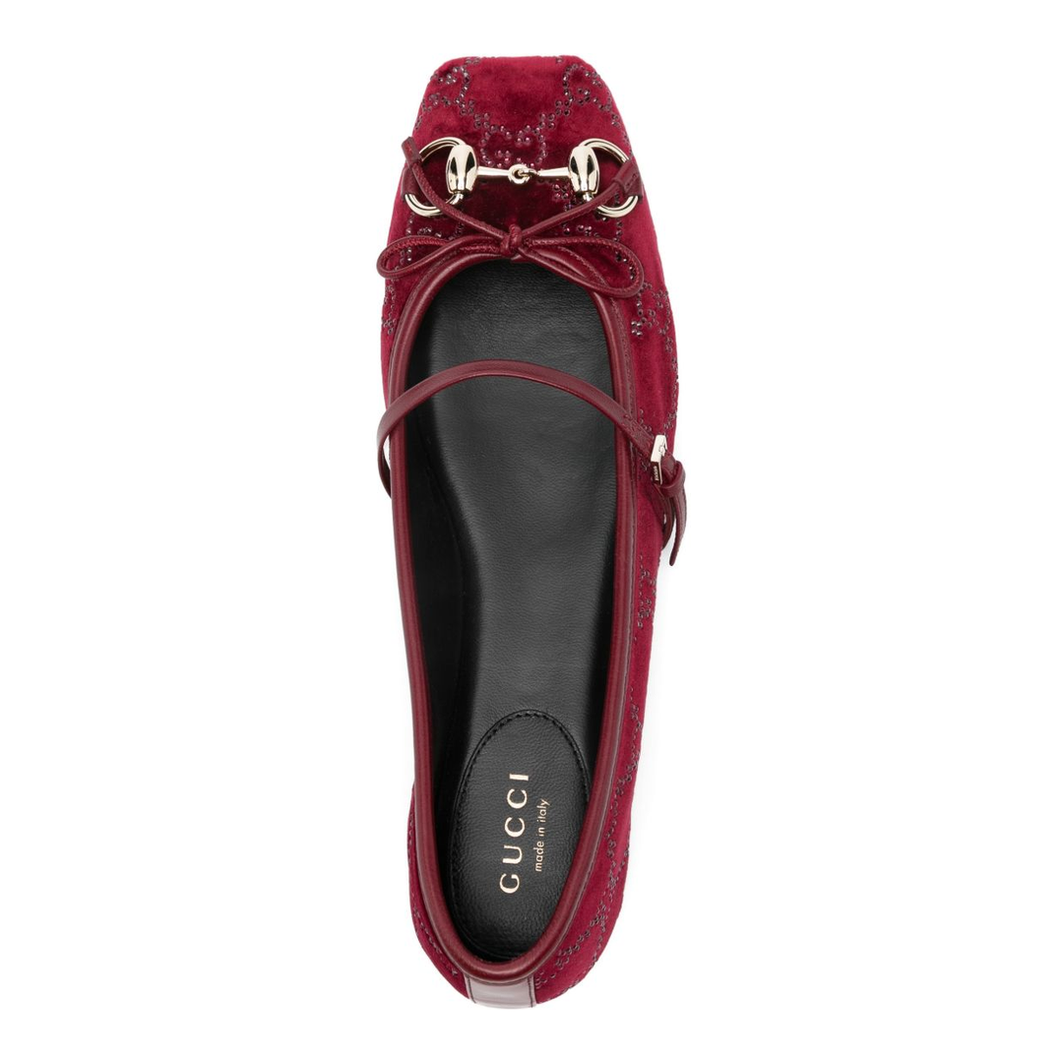 MAYFEYR - Gucci - Flat Shoes Bordeaux - 853100FAFD96255