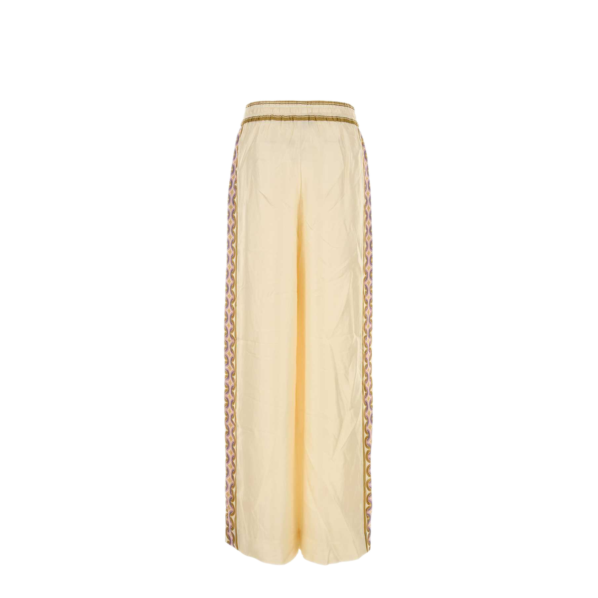 MAYFEYR - Zimmermann - Cream Twill Luna Wide-Leg Pant - 8206PS261RTGE