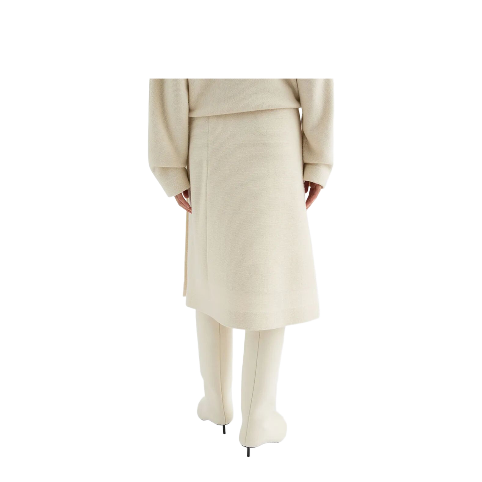 Padded Details Skirt