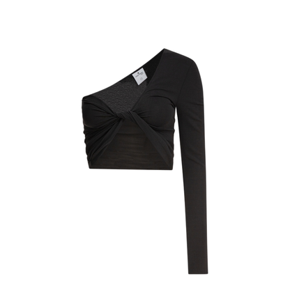 MAYFEYR - Courreges - One Shoulder Crop Top - 225JT0412JS02209999