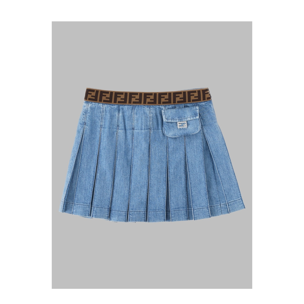 MAYFEYR - Fendi - Light Denim Skirt - JFE165KATRFF0QG0