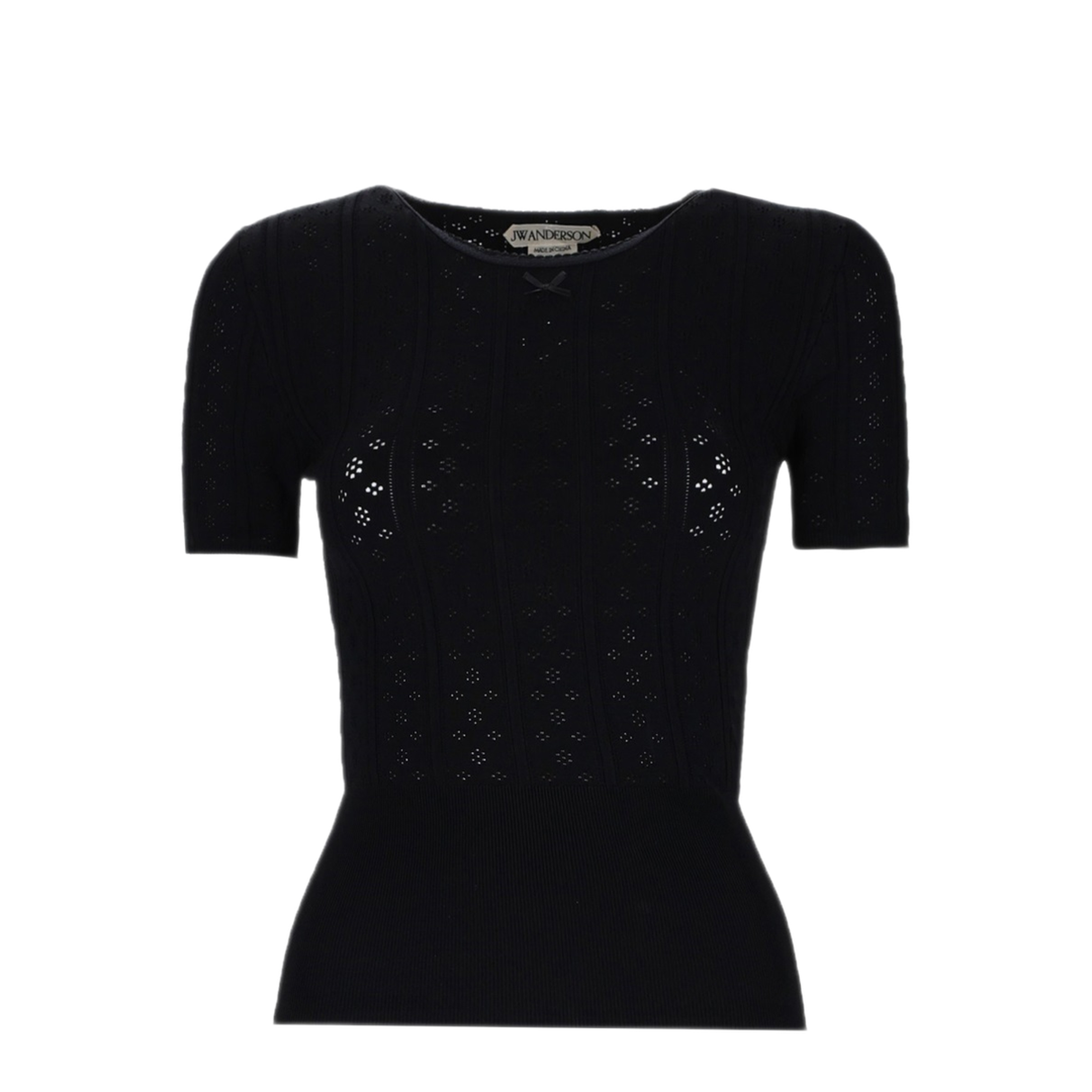 MAYFEYR - JW ANDERSON - Pointelle T Shirt - KW1477YN0309999