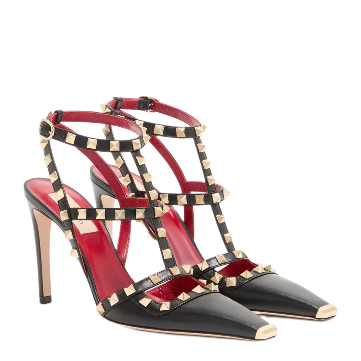 Ankle Strap Rockstud Pumps