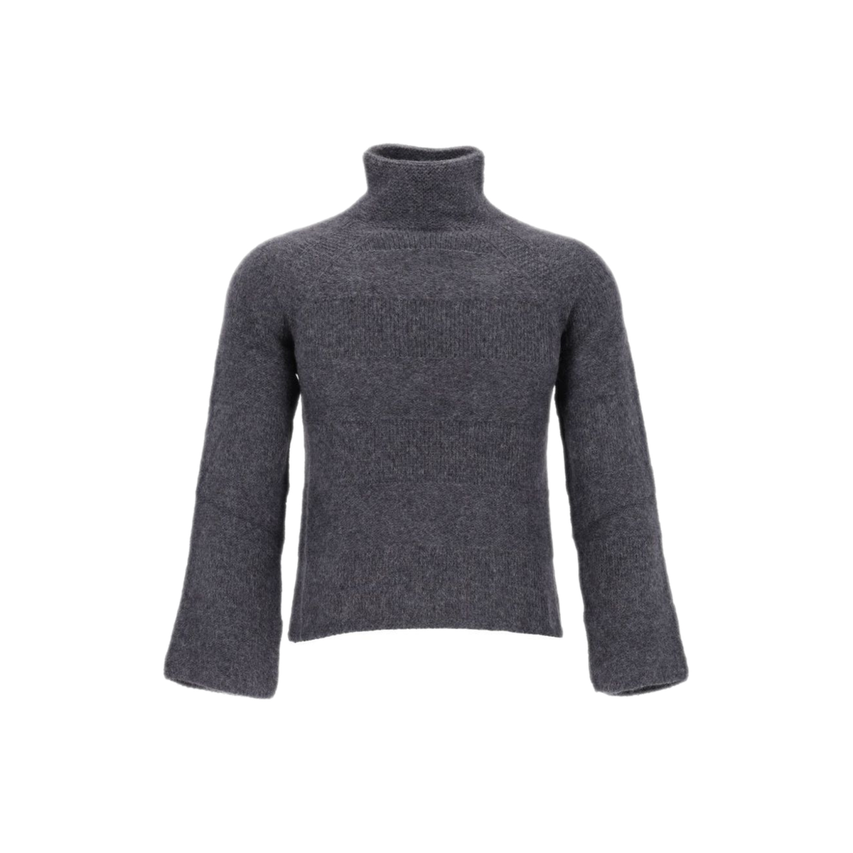 MAYFEYR - Emporio Armani - Grey Knitted Roll Neck Sweater - EW005074AF27537UA083
