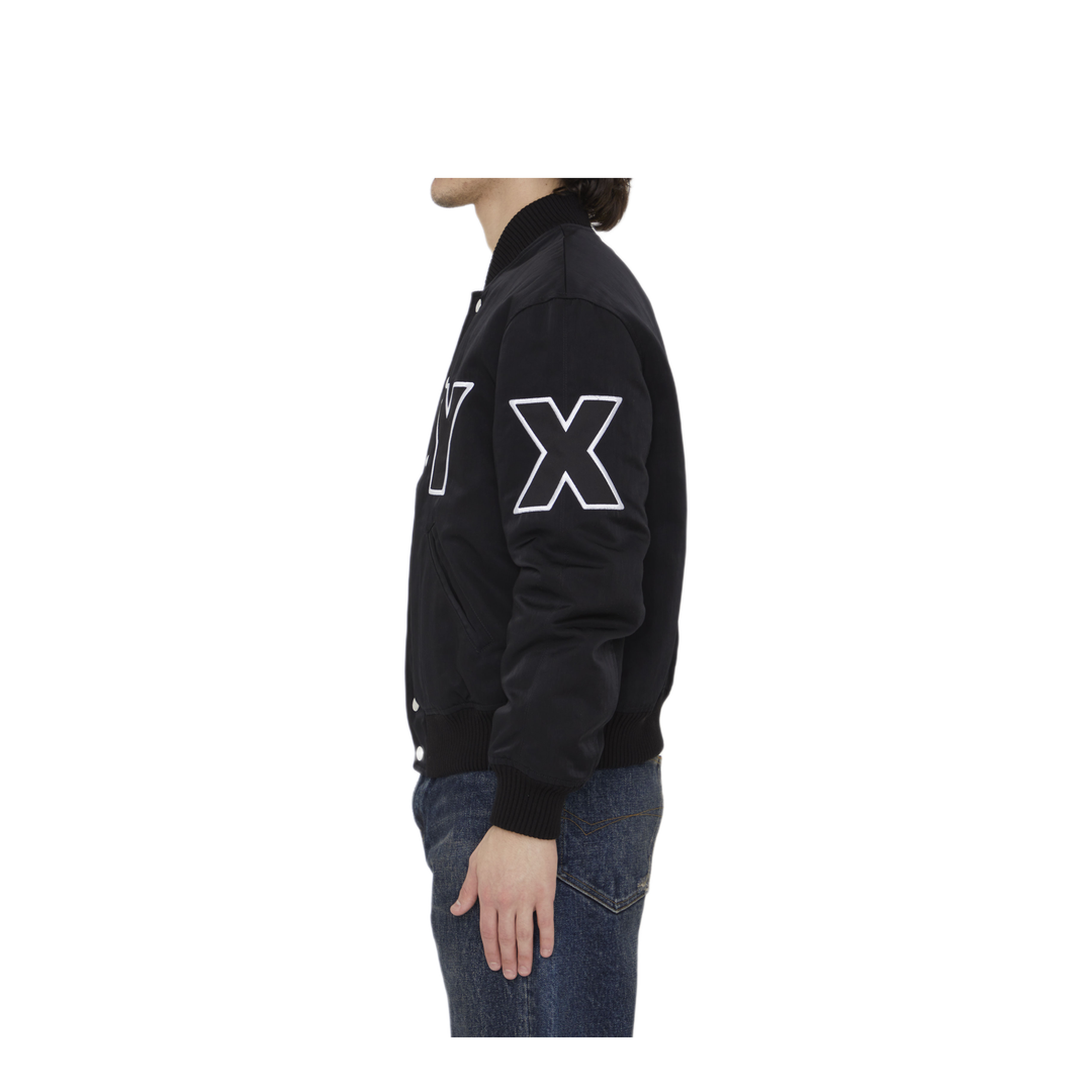 MAYFEYR - Alyx - Logo Varsity Bomber Jacket - AAMOU0377FA01BLK0001