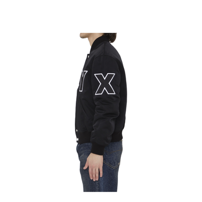 MAYFEYR - Alyx - Logo Varsity Bomber Jacket - AAMOU0377FA01BLK0001