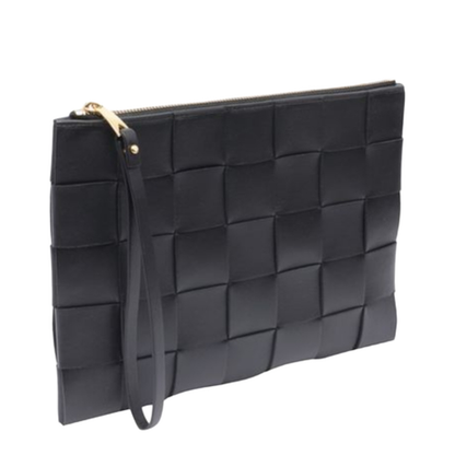 Woven Design Zip Closure Rectangle