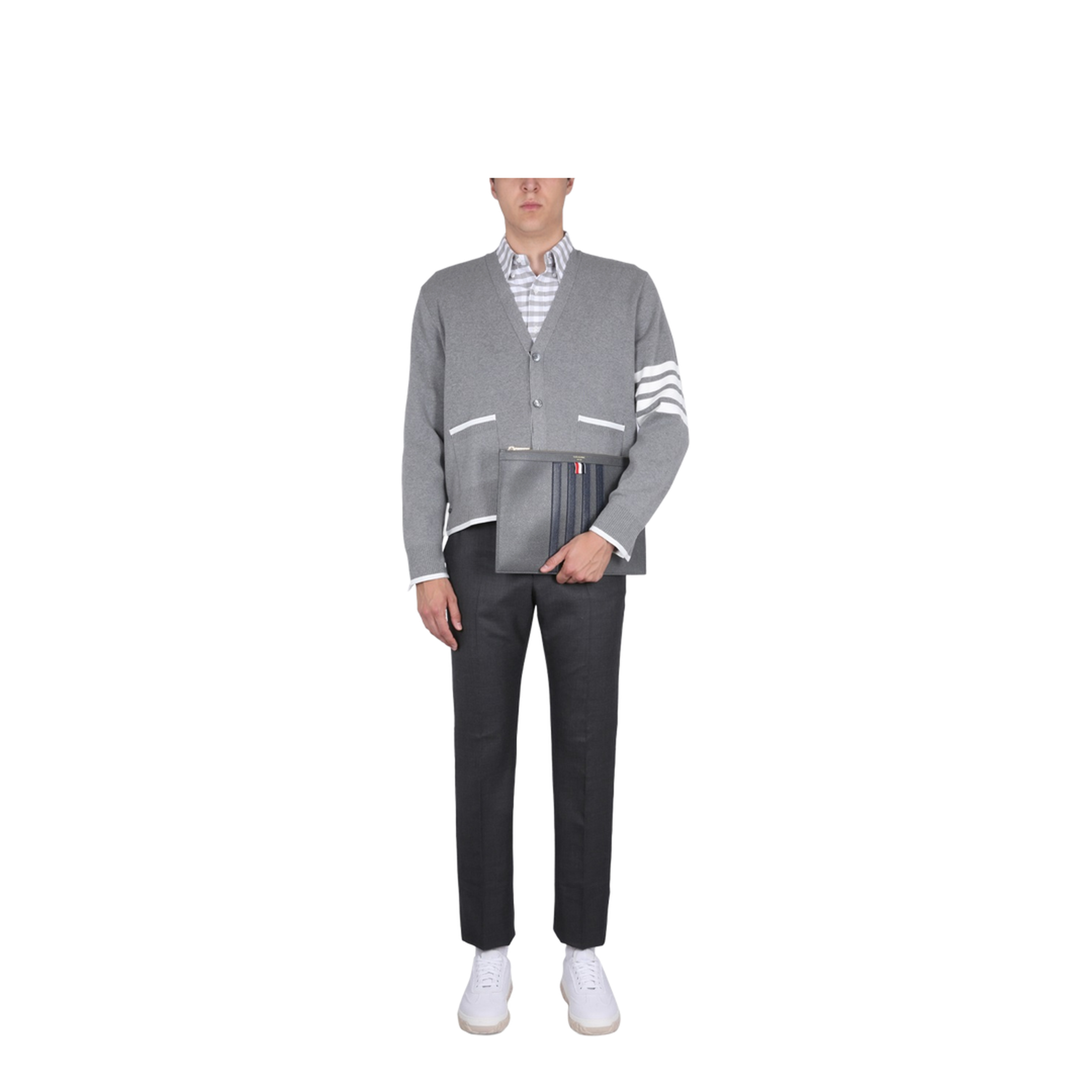 4Bar Stripe Cardigan