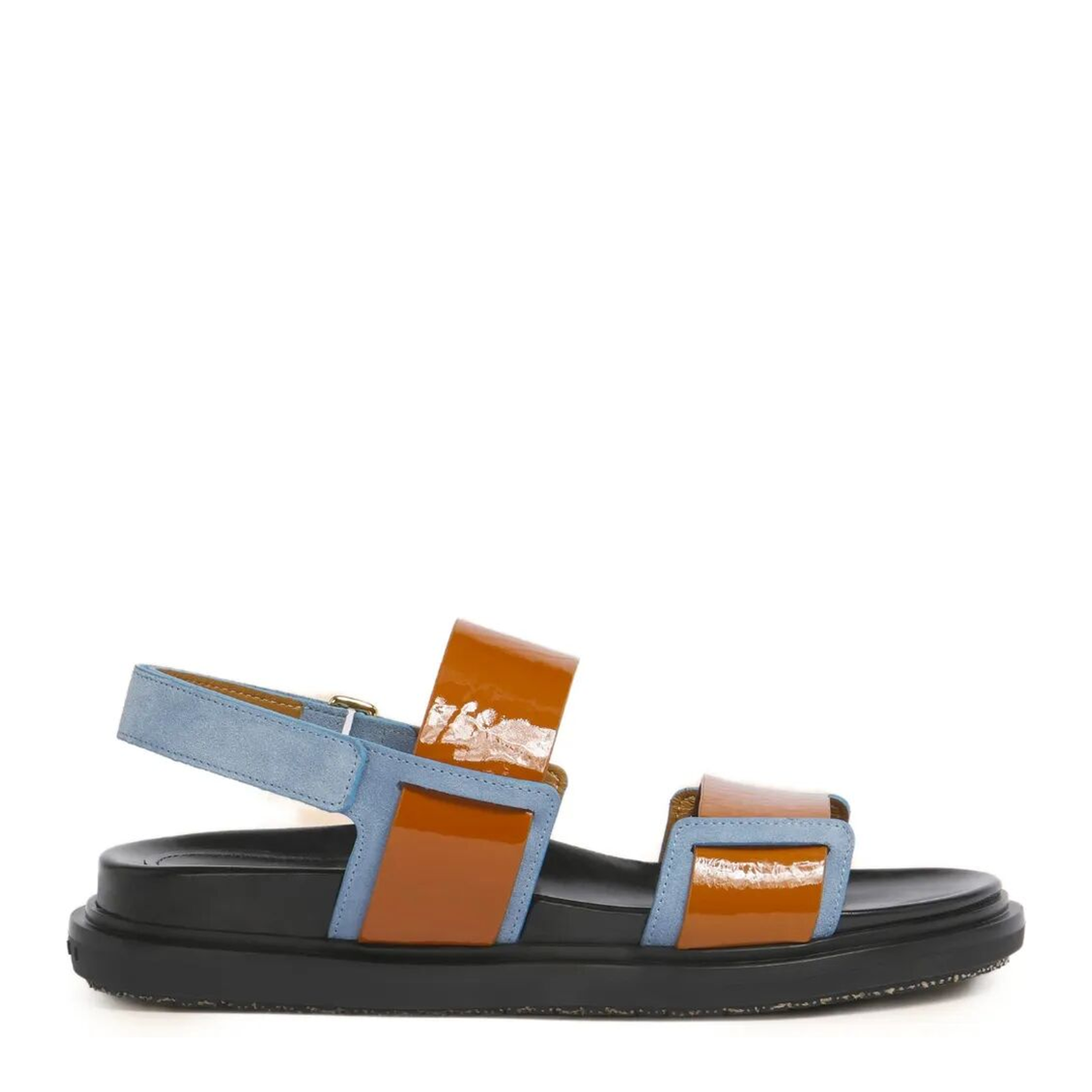 MAYFEYR - Marni - Fussbett Double-Strap Leather Sandals - FBMS018001P7615ZP083