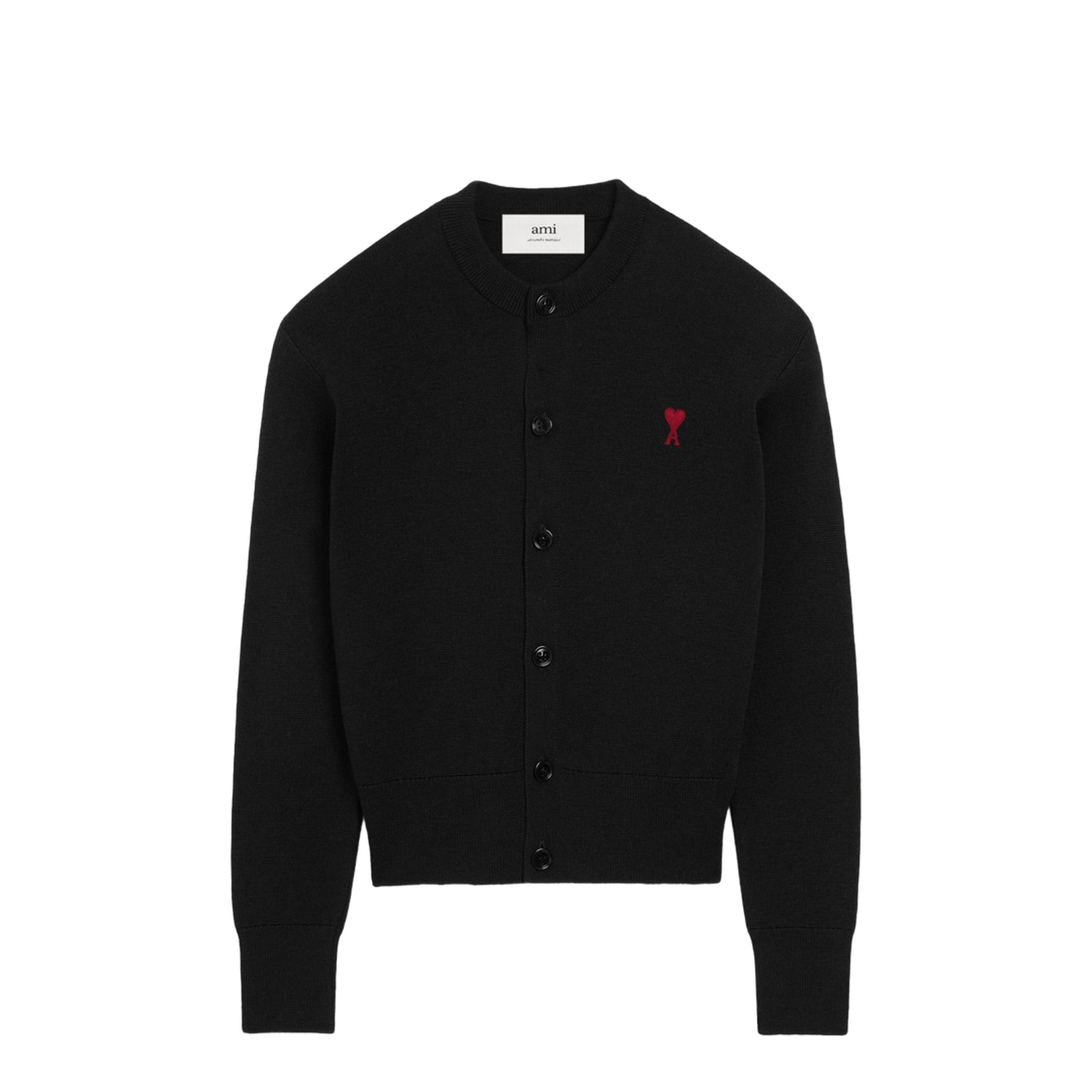 Black Wool Cardigan