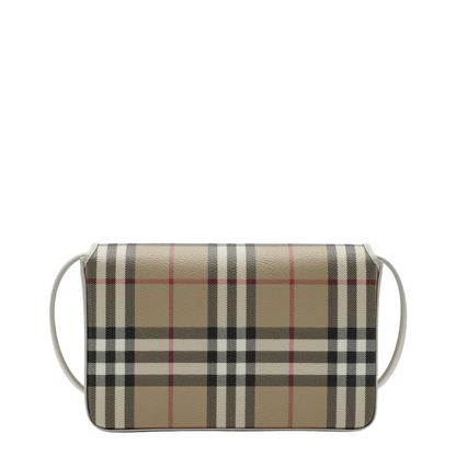 Hampshire Coated Cotton Blend Crossbody Bag - Archive Beige/Soap Beige