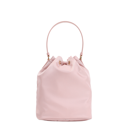 Pink Re-Nylon Duet Bucket Bag
