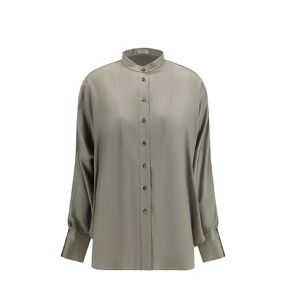 MAYFEYR - Brunello Cucinelli - Silk Shirt With Monili Details - M0C59MY906