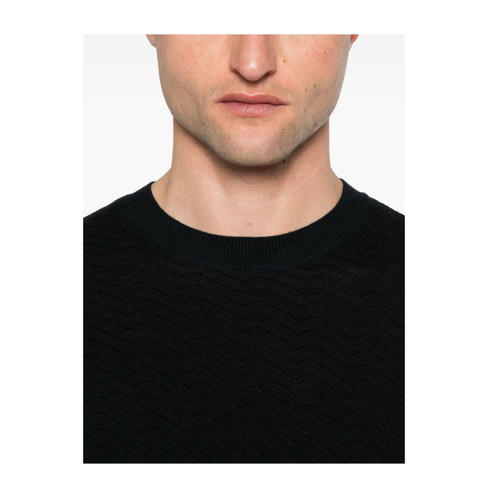 Wool Blend Crewneck Sweater