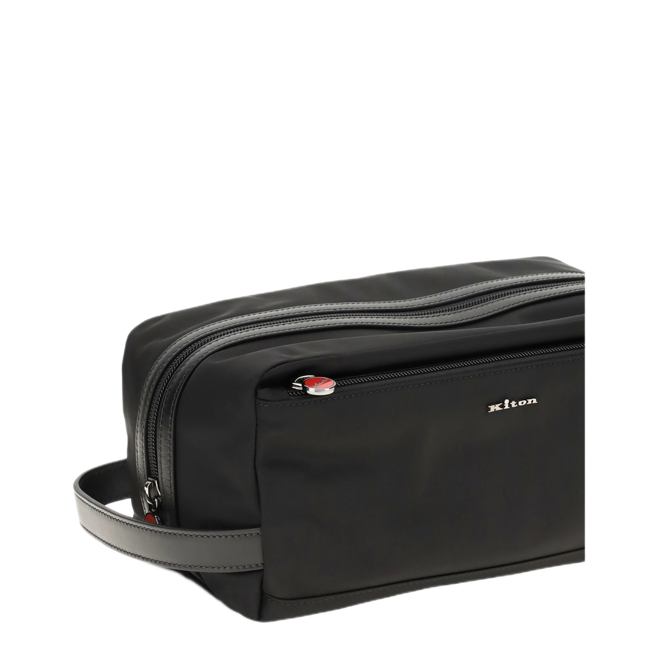 MAYFEYR - Kiton - Nylon Beauty Case - UBA0057N0127001NERO