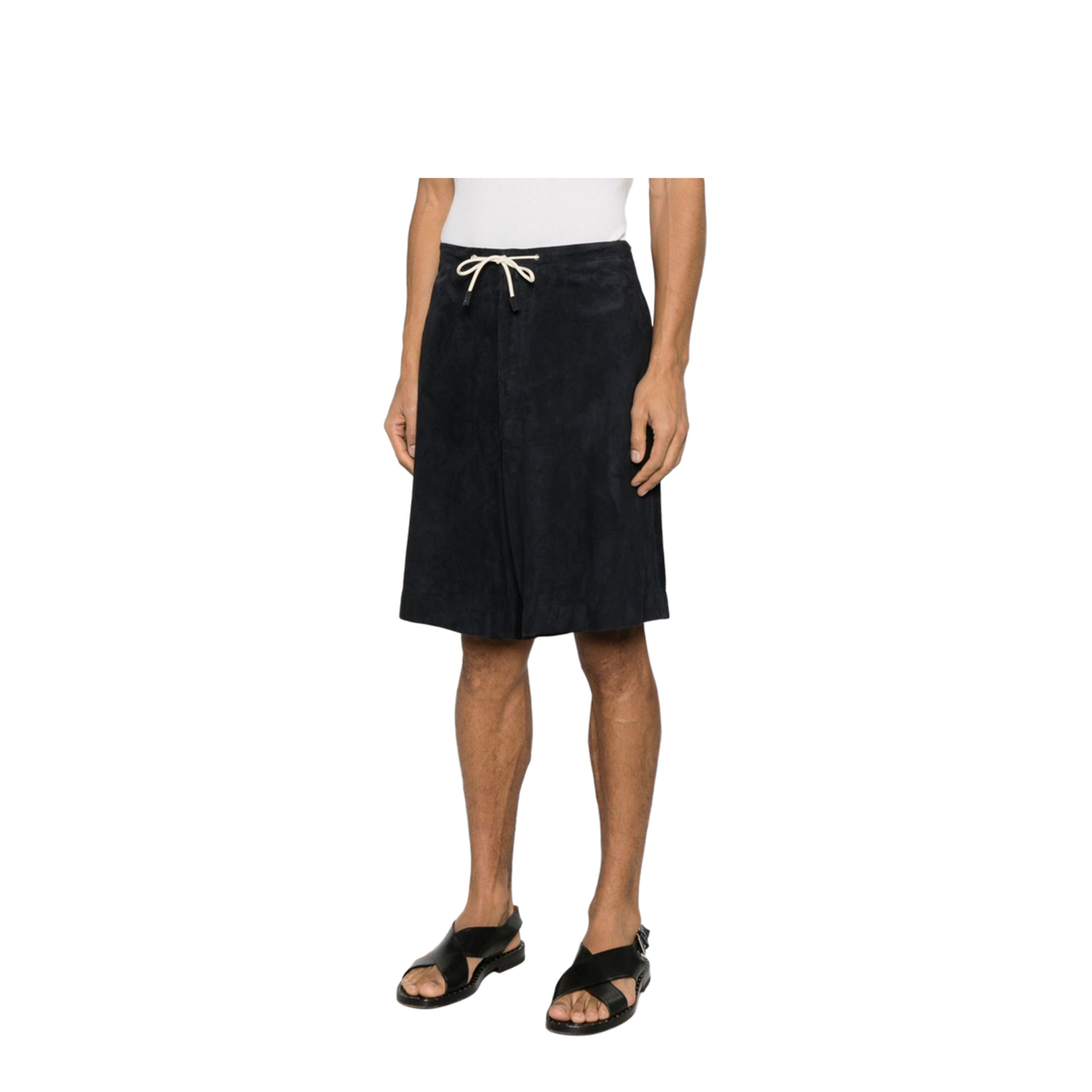 Leather Bermuda Shorts