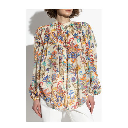 Patterned Loose-Fit Shirt