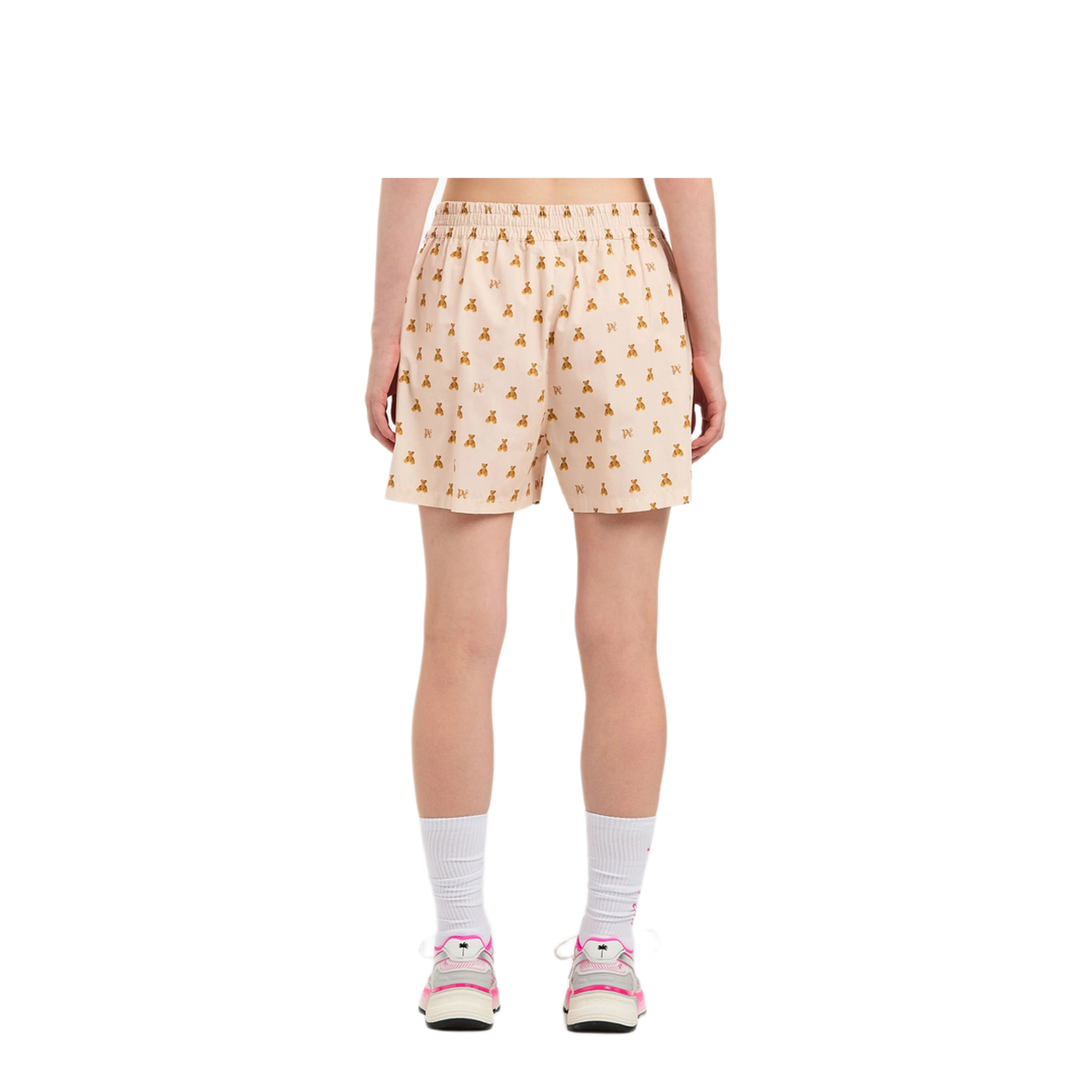 MAYFEYR - Palm Angels - Mini Bear Monogram Shorts - PWCB056S25FAB0023C60