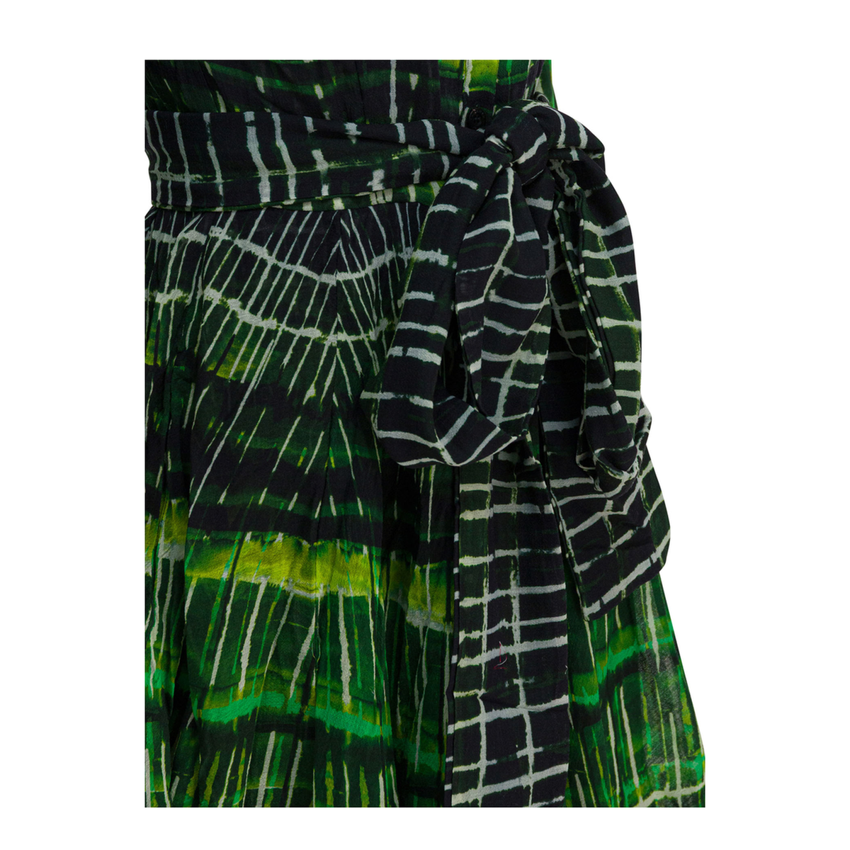 MAYFEYR - Samantha Sung - Wool Midi Dress - ASTERWATERCOLORPLAIDGREEN