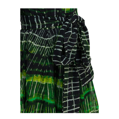 MAYFEYR - Samantha Sung - Wool Midi Dress - ASTERWATERCOLORPLAIDGREEN