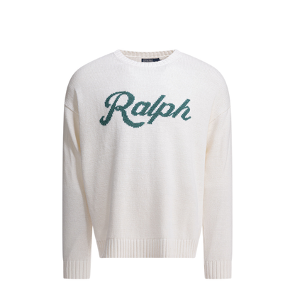 MAYFEYR - Polo Ralph Lauren - Crew Neck Sweater With Logo - 710A12989001DECKWASHWHITE