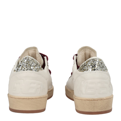 Ballstar Nappa Upper Toe and Spur Suede Tongue Horsy Star Glitter Heel