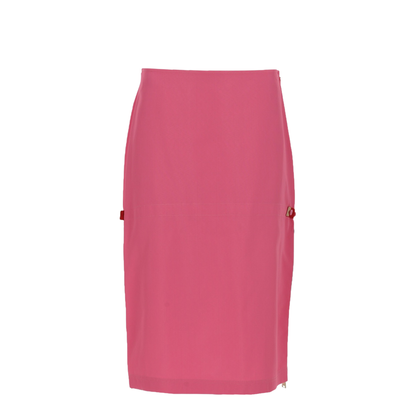 Pink Technical Viscose Skirt