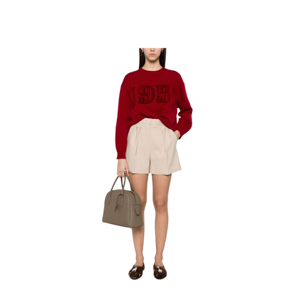 Wool And Cashmere Sweater With Logo