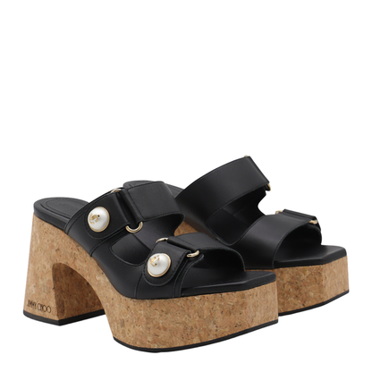 MAYFEYR - Jimmy Choo - Sandals Light Grey - FAYENCEWEDGE95SQM010003