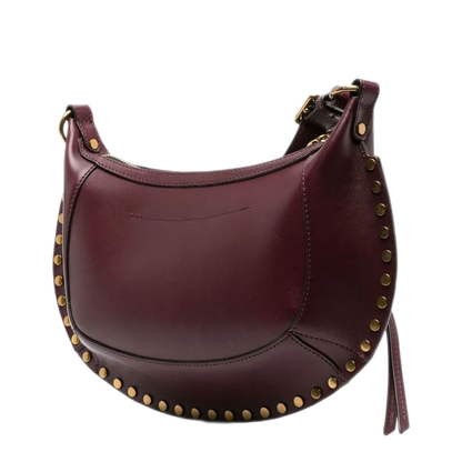 MAYFEYR - Isabel Marant - Oskan Moon Studded Shoulder Bag - PP0003FAA1C01M