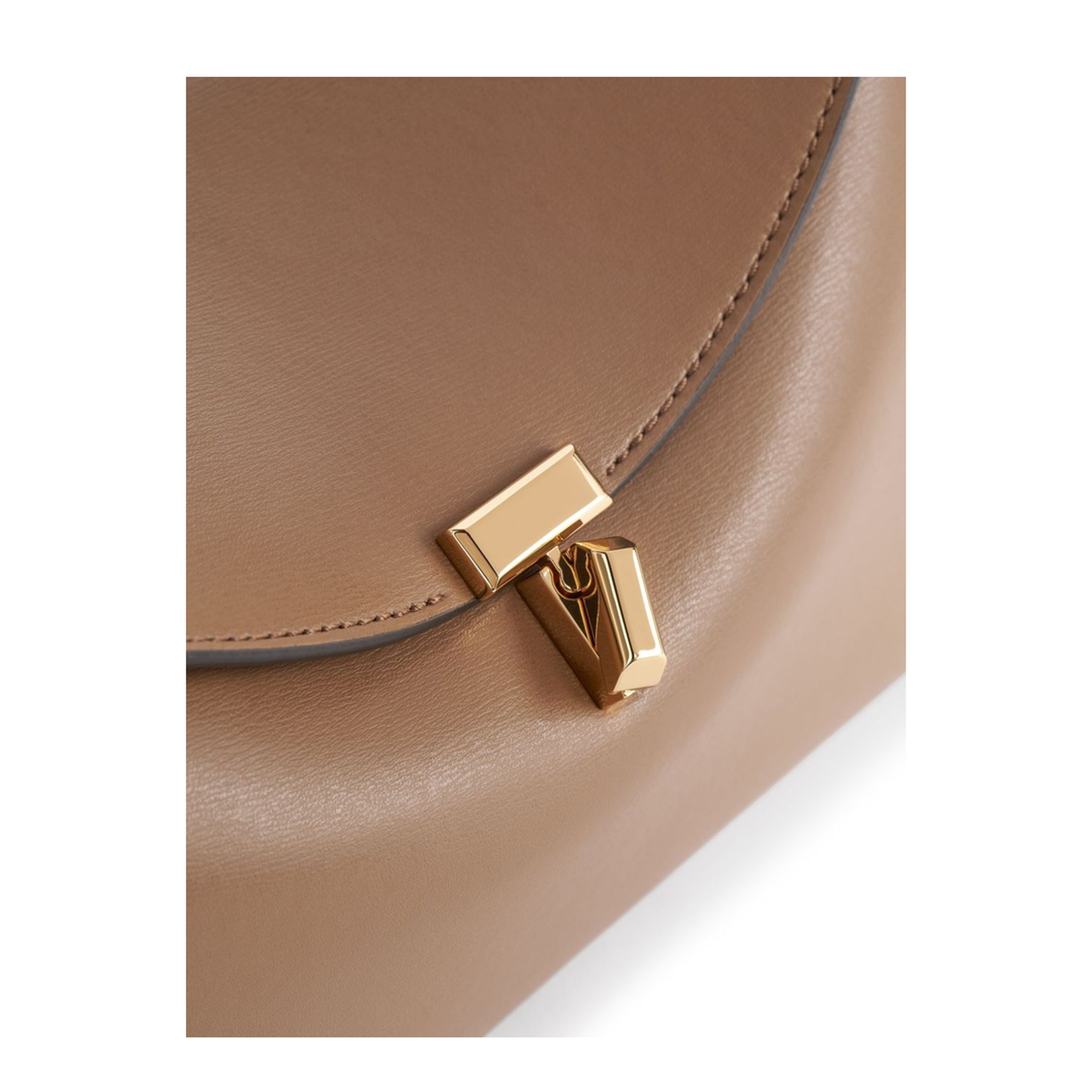 T-Lock Clutch Leather Shoulder Bag
