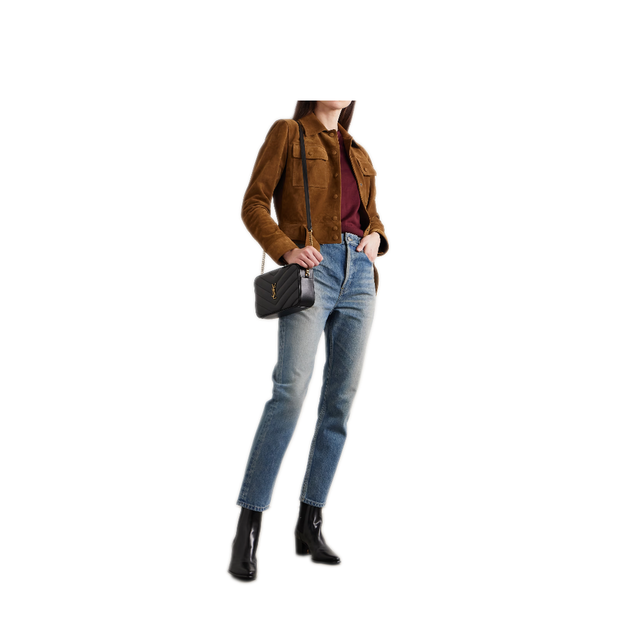 MAYFEYR - Saint Laurent - Round Neck Top - 858704YAPK26001
