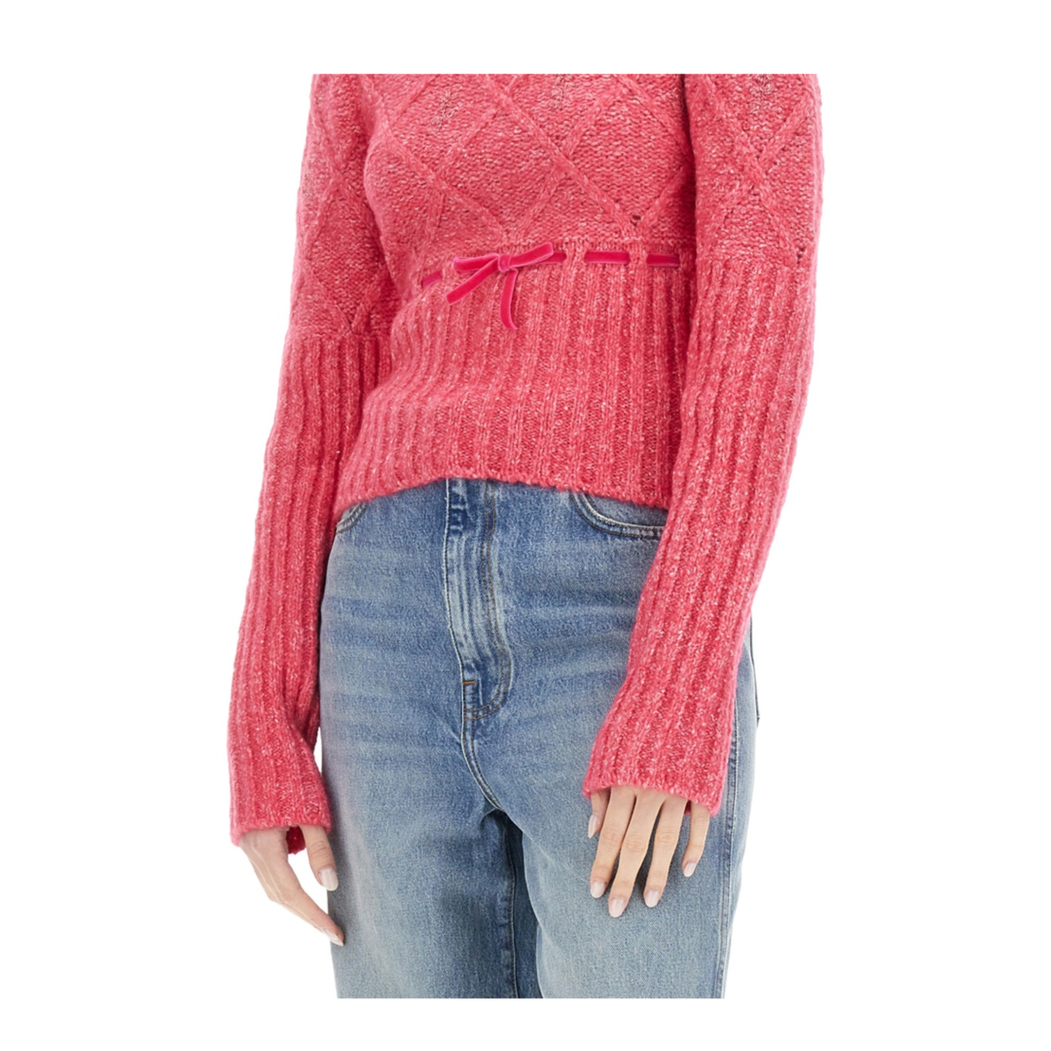 MAYFEYR - CORMIO - Wool Jersey Sweater - OMA5FUXIA