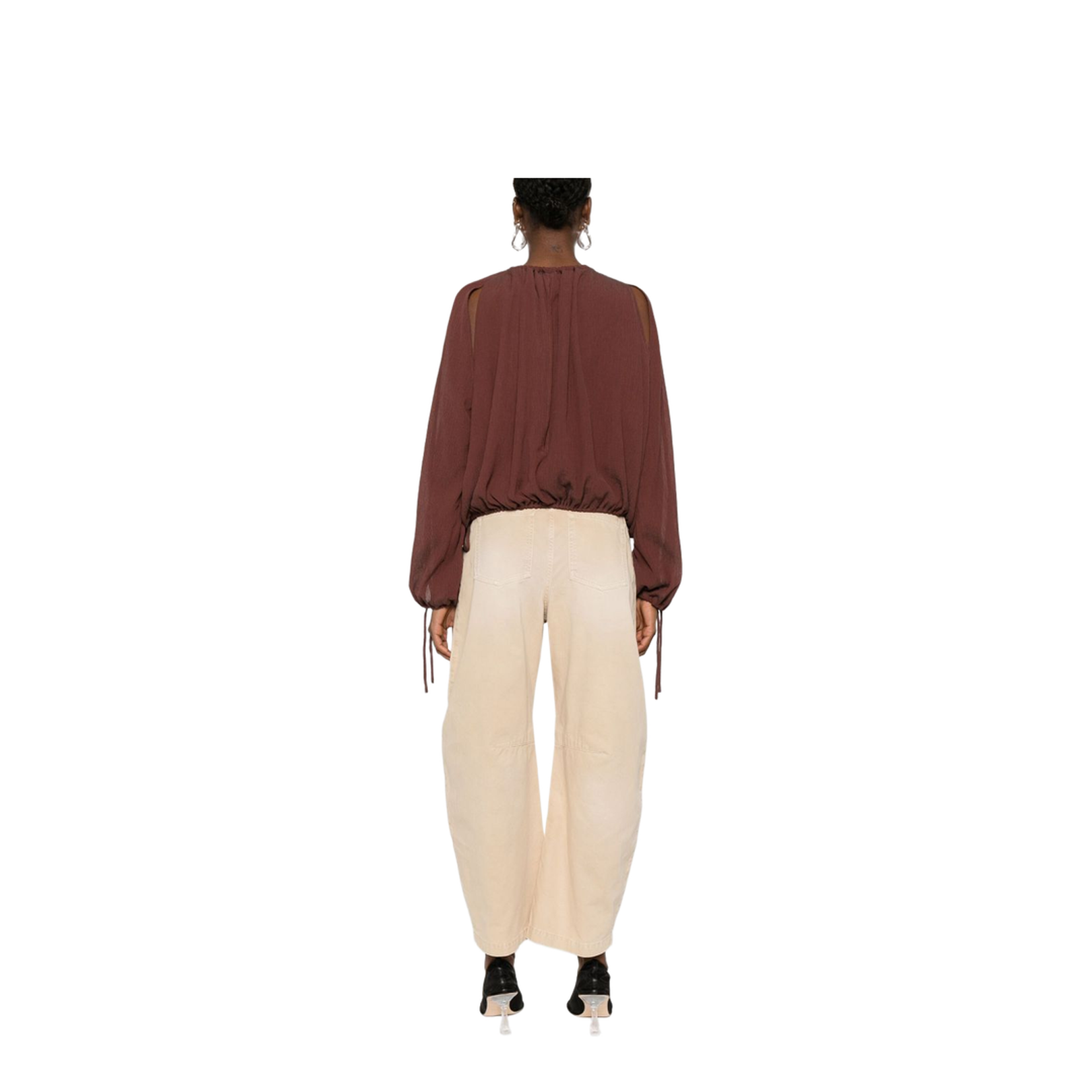 Cotton and Silk Blend Blouse