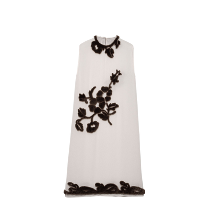 MAYFEYR - Prada - Embroidered Georgette Dress - P3N98RSOOO15Y5F0324