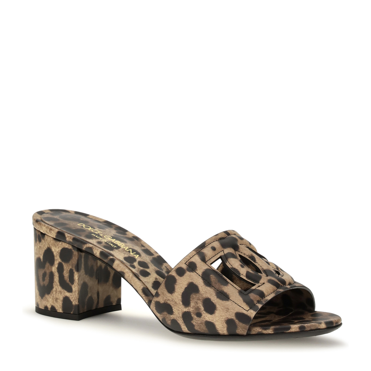 MAYFEYR - Dolce & Gabbana - Leopard Print Leather Mules - CR1996A0426HY13M