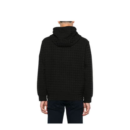 Lyocell-blend Jacquard Jersey Hooded Sweatshirt