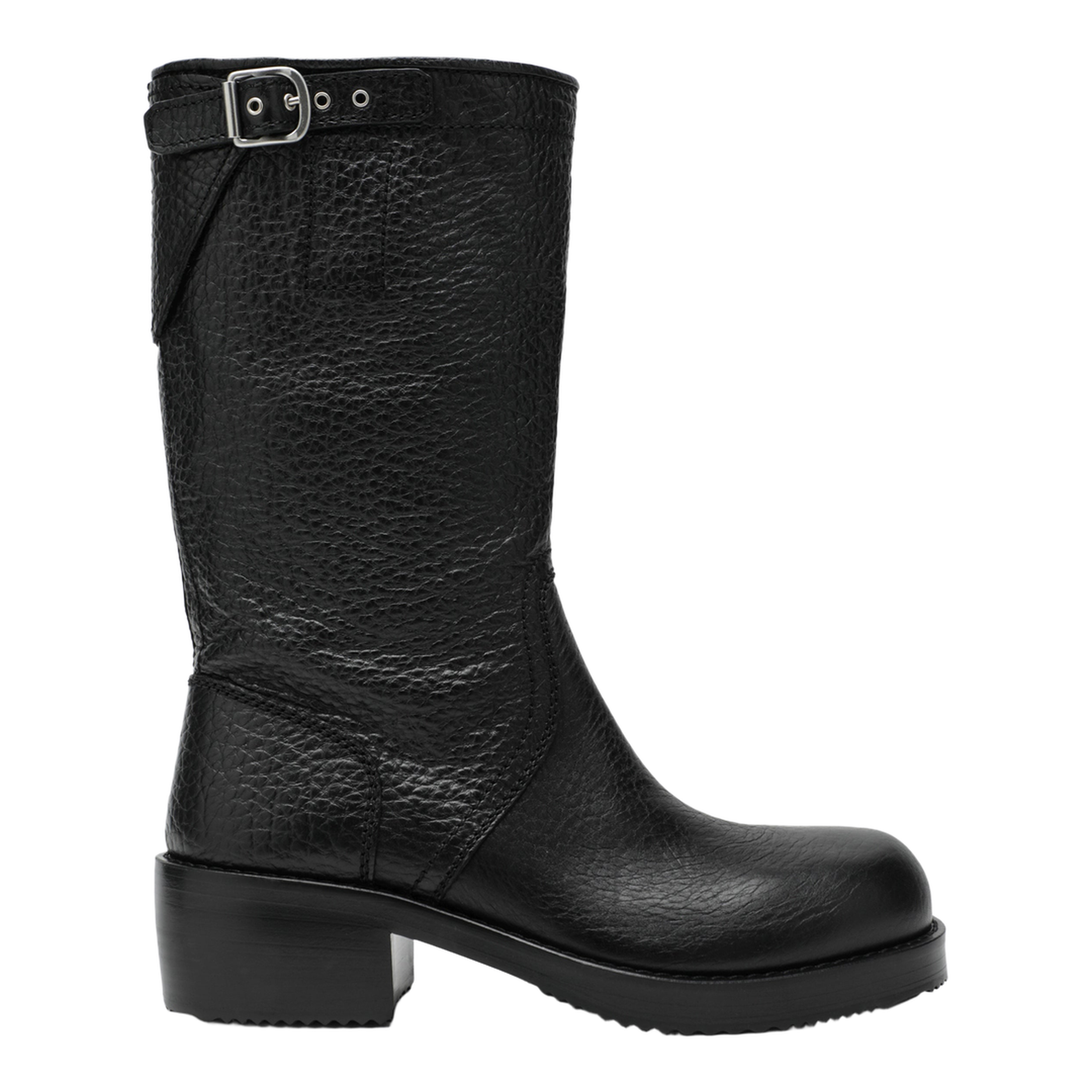 MAYFEYR - Dries Van Noten - Black Leather Biker Boots - 1317150503900