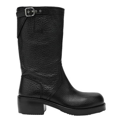 MAYFEYR - Dries Van Noten - Black Leather Biker Boots - 1317150503900