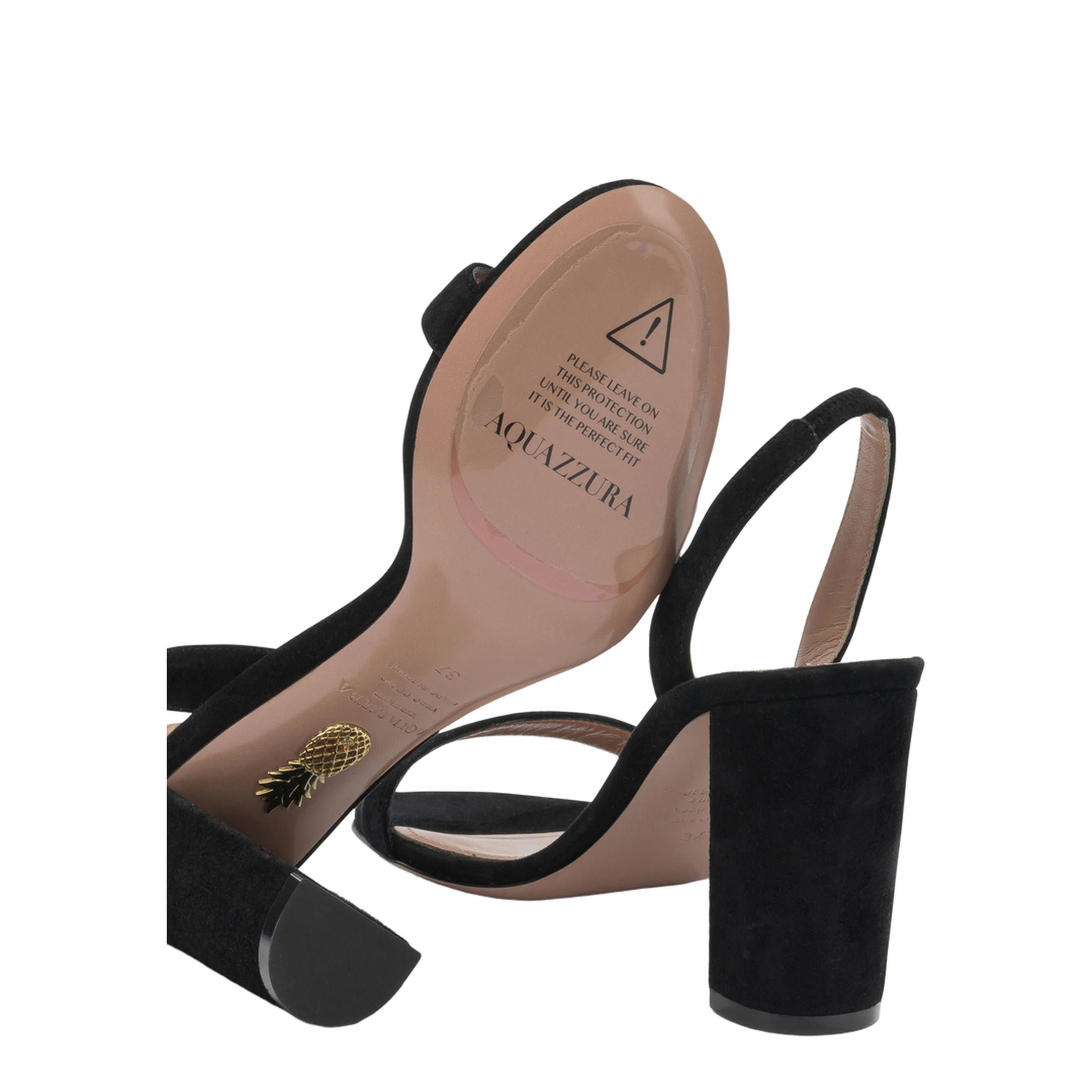 MAYFEYR - Aquazzura - Nude Block 85Mm Heeled Sandals - SNBMIDS0SUE000