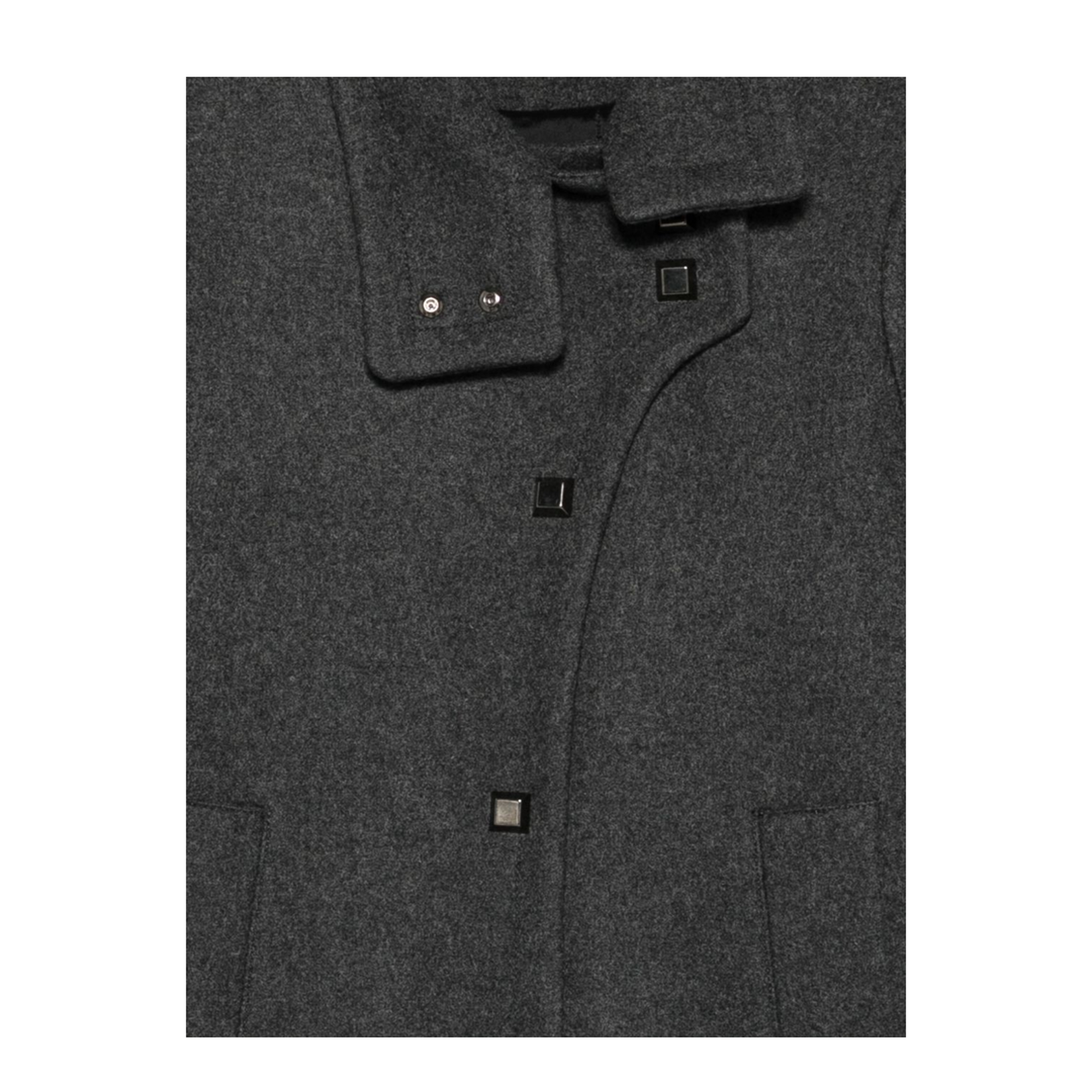 Polygon Capsule Collection Padded Wool Cloth Coat
