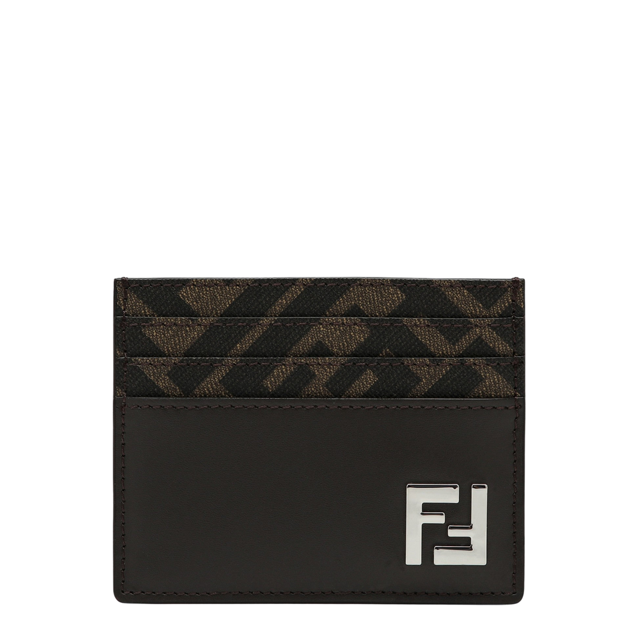 Card Holder in Fabric and Leather
