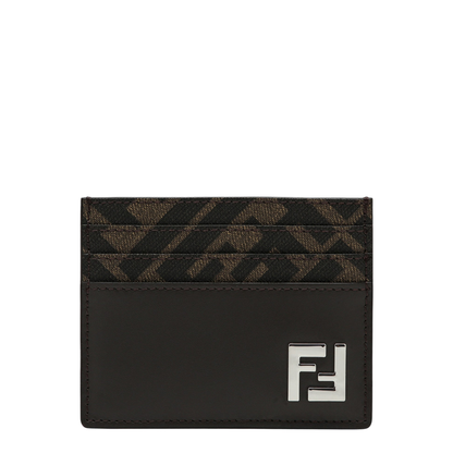 Card Holder in Fabric and Leather