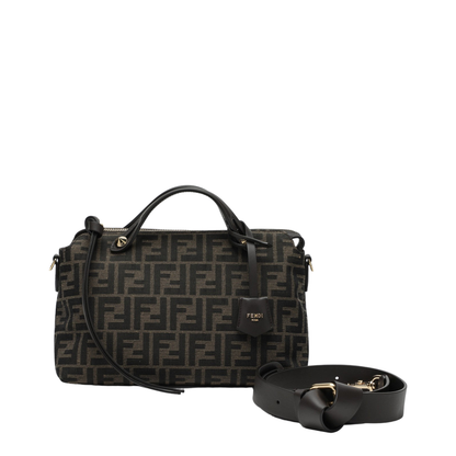 By The Way Medium Jacquard Shoulder Bags - Brown