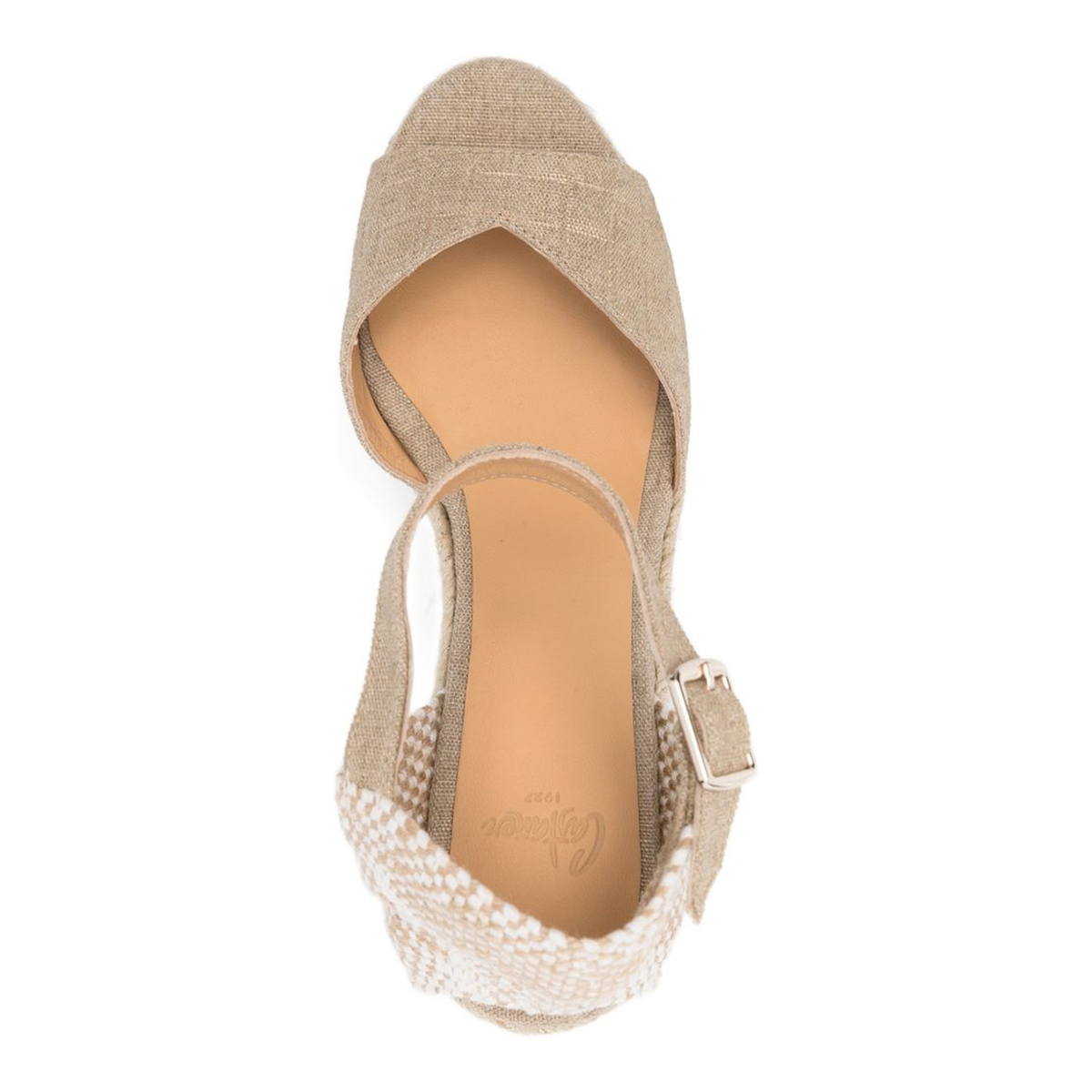 MAYFEYR - Castaner - Gold Ankle Strap Flat Shoes - BLAUDI8ED2903000
