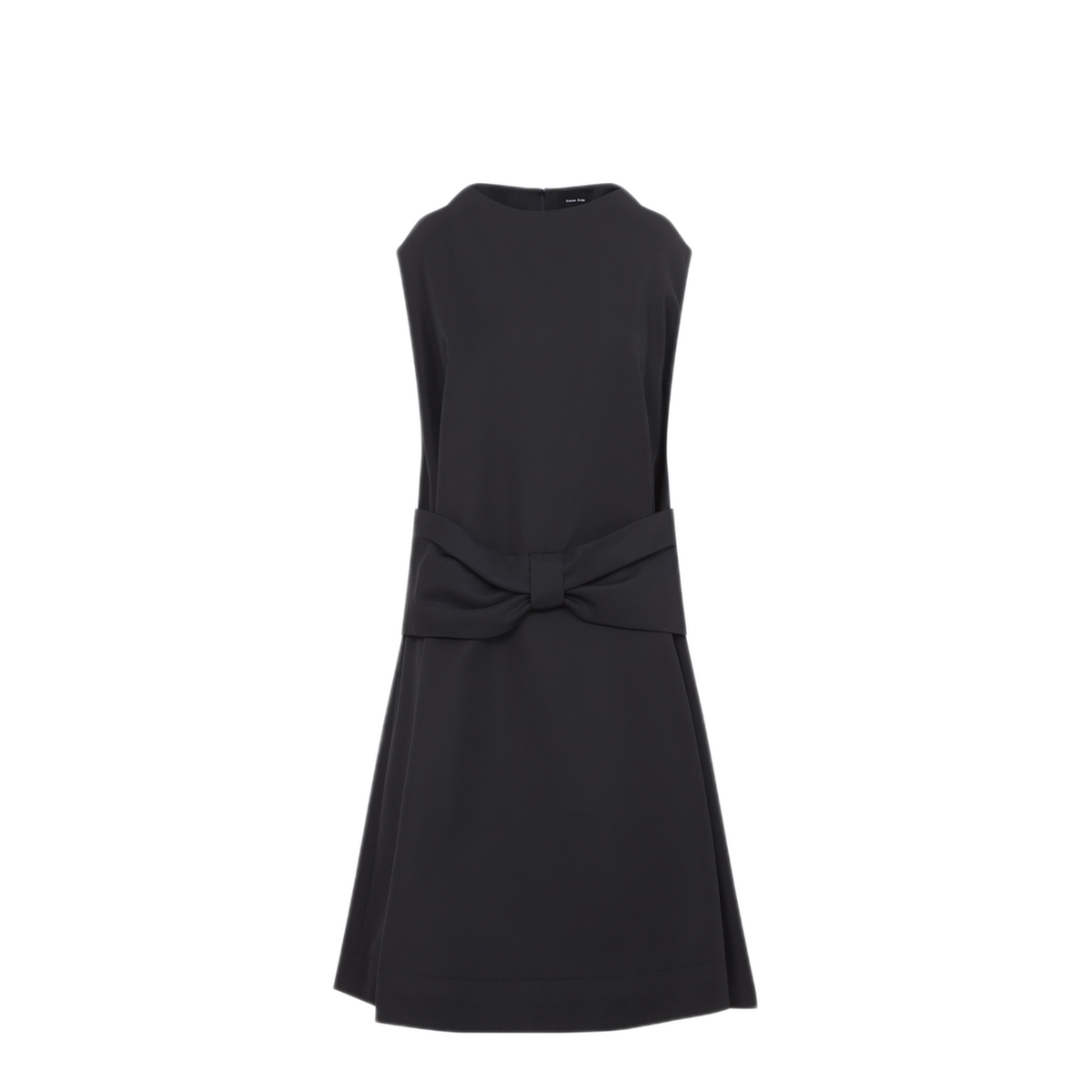MAYFEYR - Simone Rocha - Boxy Peplum Bow Detail Dress - 74751334BLACK